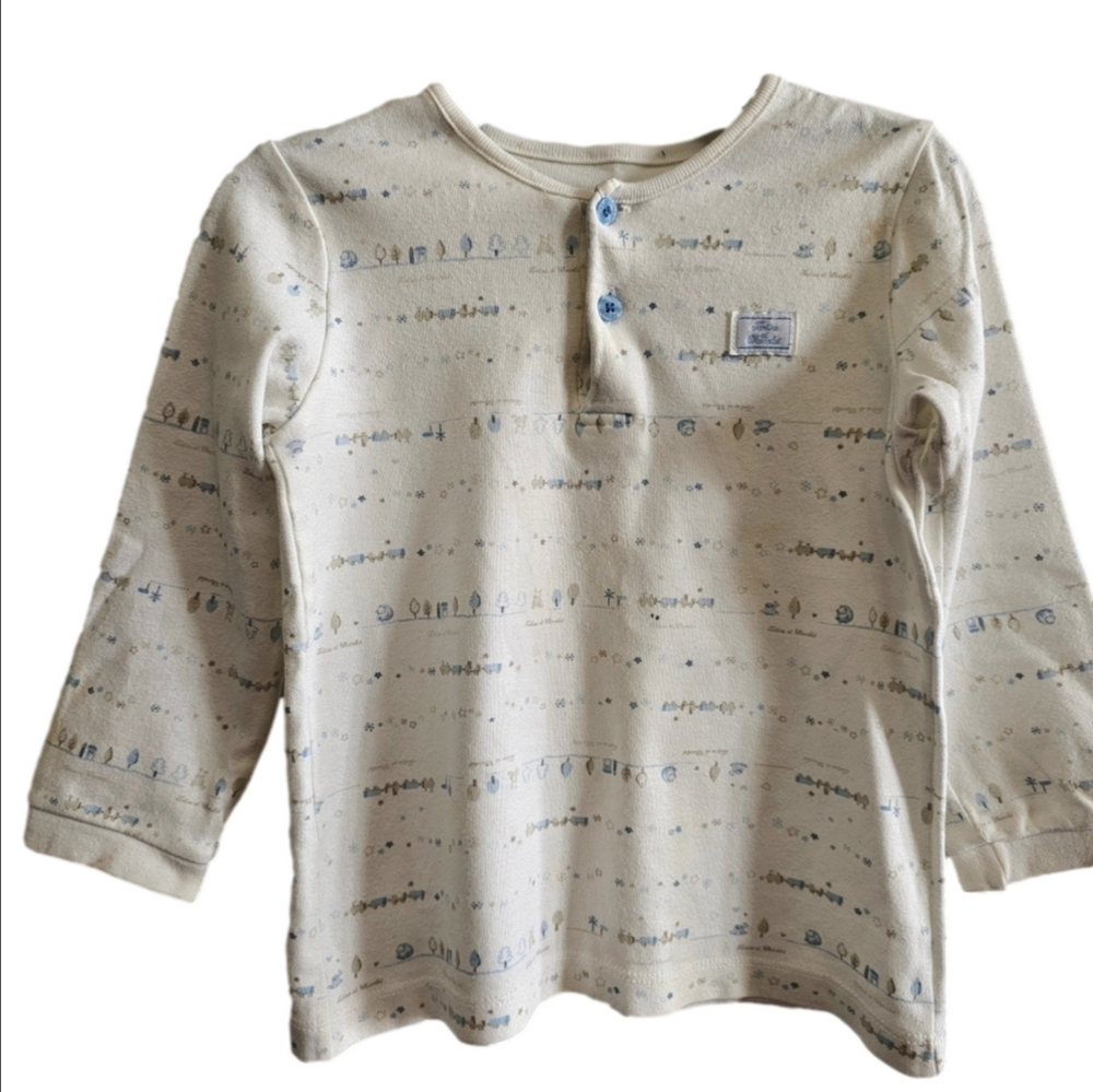 ✨ 3/$10✨ Tartine Et Chocolat Baby Cotton Printed Long Sleeve Top
